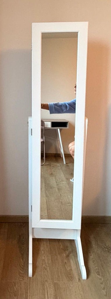 Juwelenkast met spiegel, Huis en Inrichting, Ophalen, Minder dan 50 cm, 100 tot 150 cm, Zo goed als nieuw