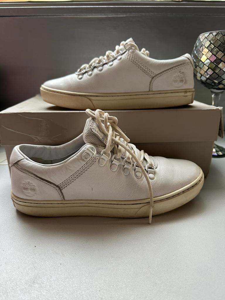 Timperland maat 41 perfect staat, Wit, Ophalen of Verzenden, Zo goed als nieuw, Sneakers