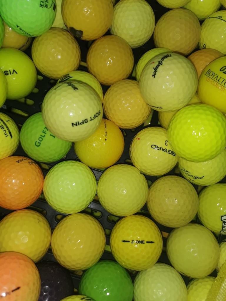 Gekleurde golfballen mix 100 stuks, Sport en Fitness, Golf, Ophalen of Verzenden