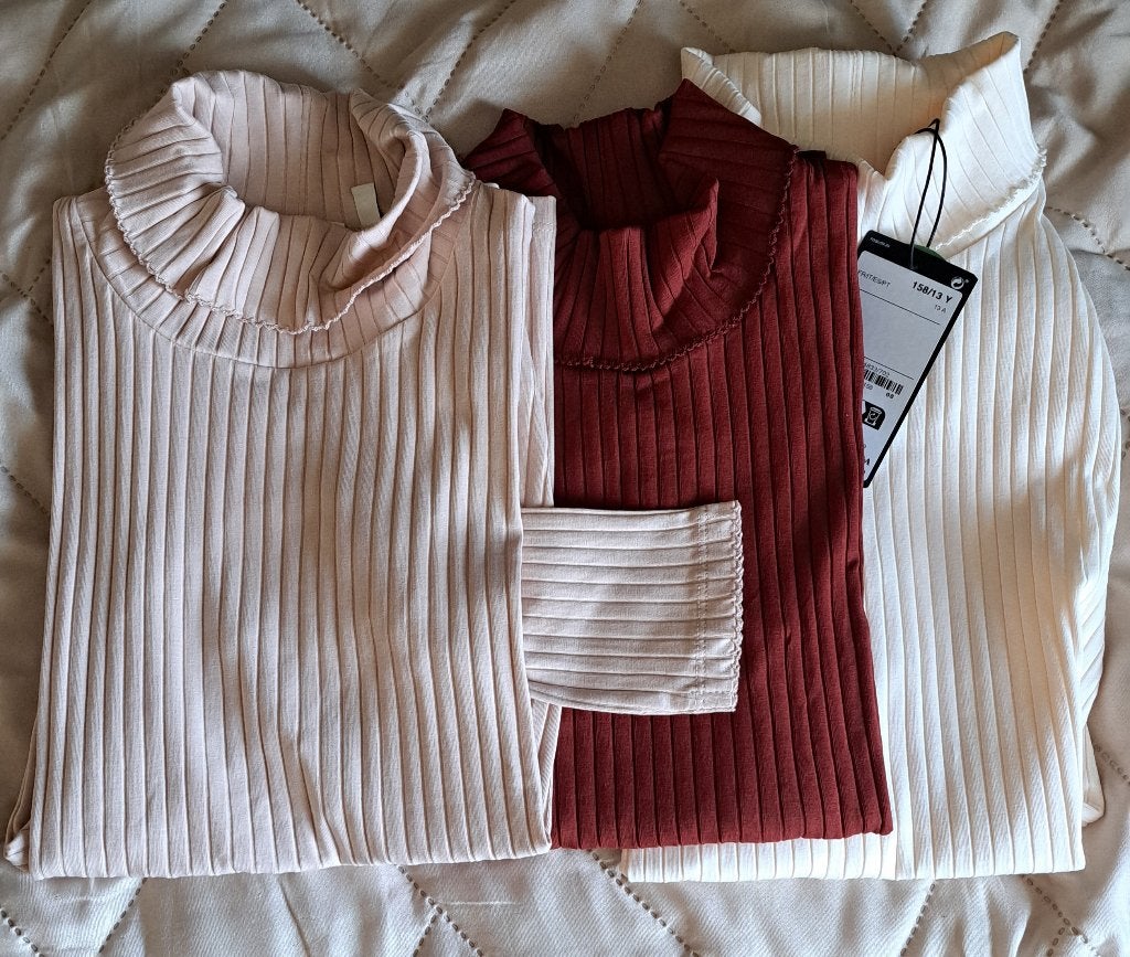Set van 3 rolkraagtruitjes maat 158 Nieuw, Enfants & Bébés, Vêtements enfant | Taille 158, Neuf, C&A, Enlèvement ou Envoi, Chemise ou À manches longues
