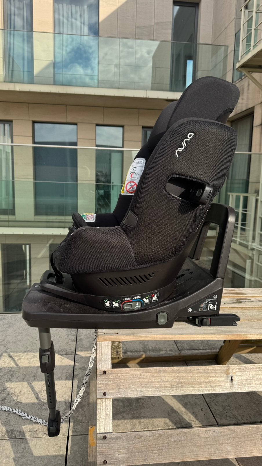 Nuna PRYM 40-105cm Caviar, Ophalen, Zo goed als nieuw