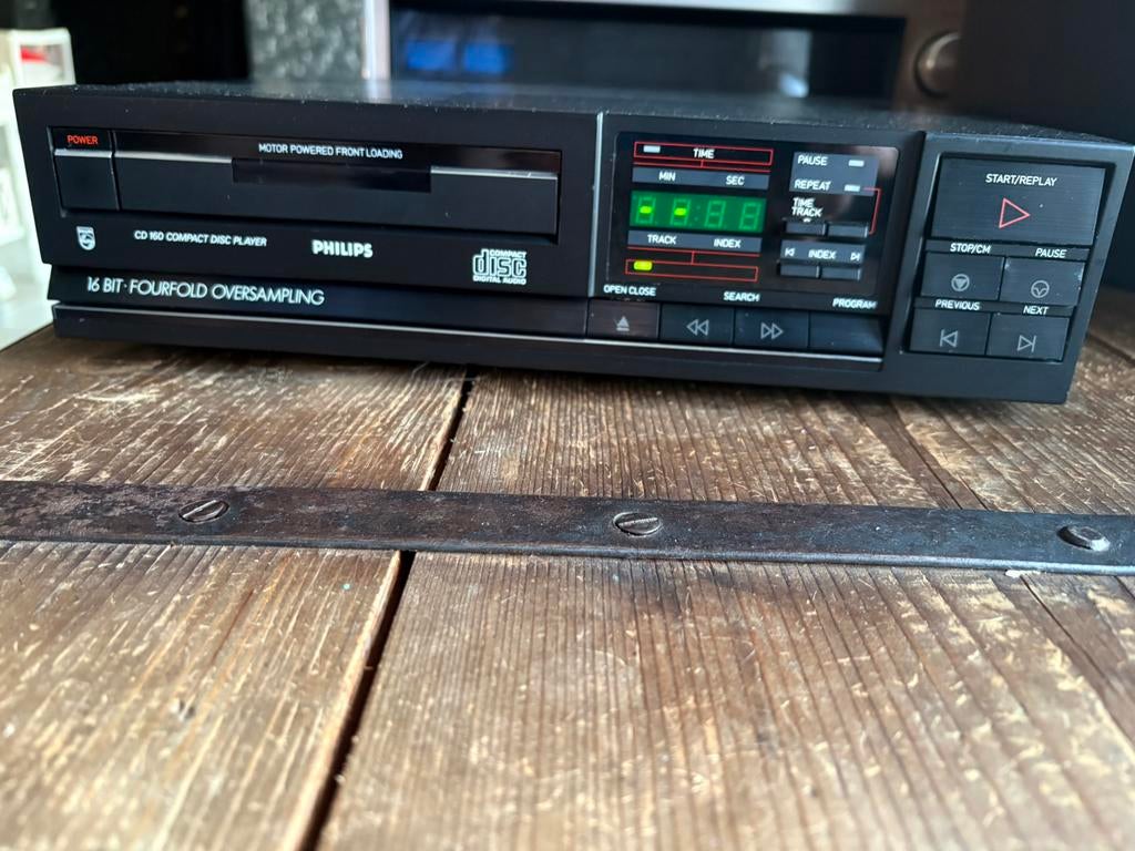 PHILIPS CD 160 vintage cd- onberispelijk en functioneel, Audio, Tv en Foto, Cd-spelers, Ophalen, Zo goed als nieuw, Philips