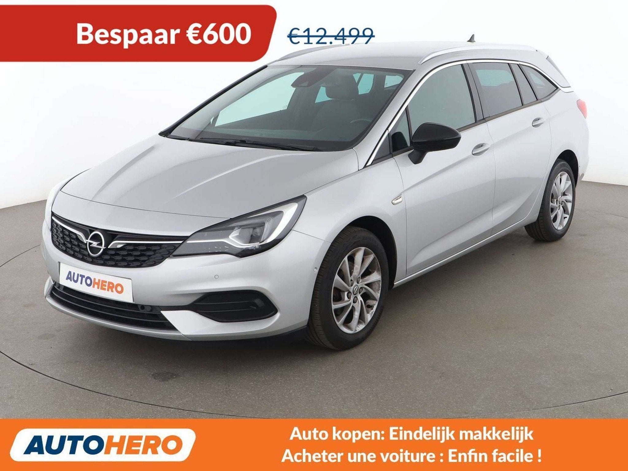 Opel Astra 1.2 Turbo Elegance Start/Stop, Autos, 1355 kg, Argent ou Gris, Achat, Euro 6