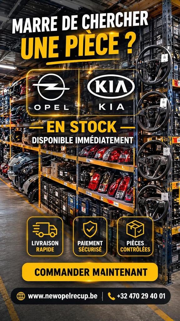 Pièces Opel, Ophalen, Opel