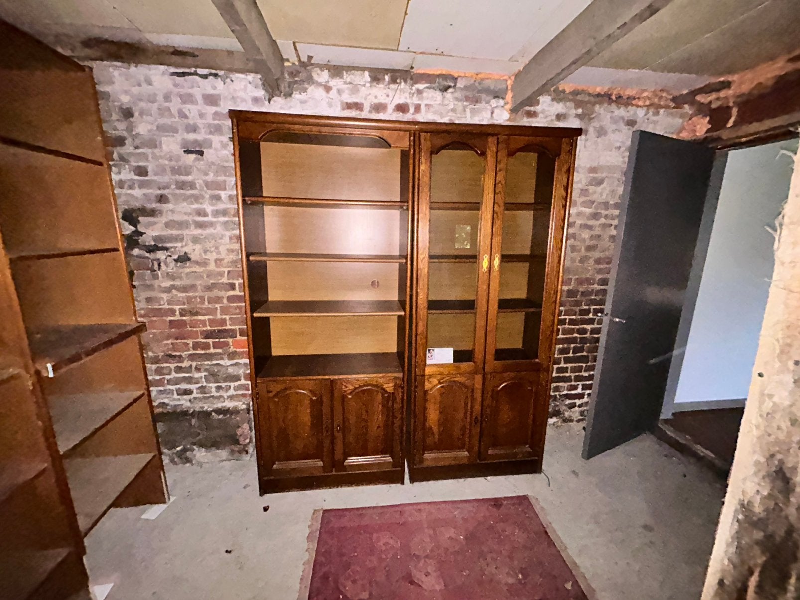 2 x houten kast als 1 kast te gebruiken, Antiek en Kunst, Ophalen