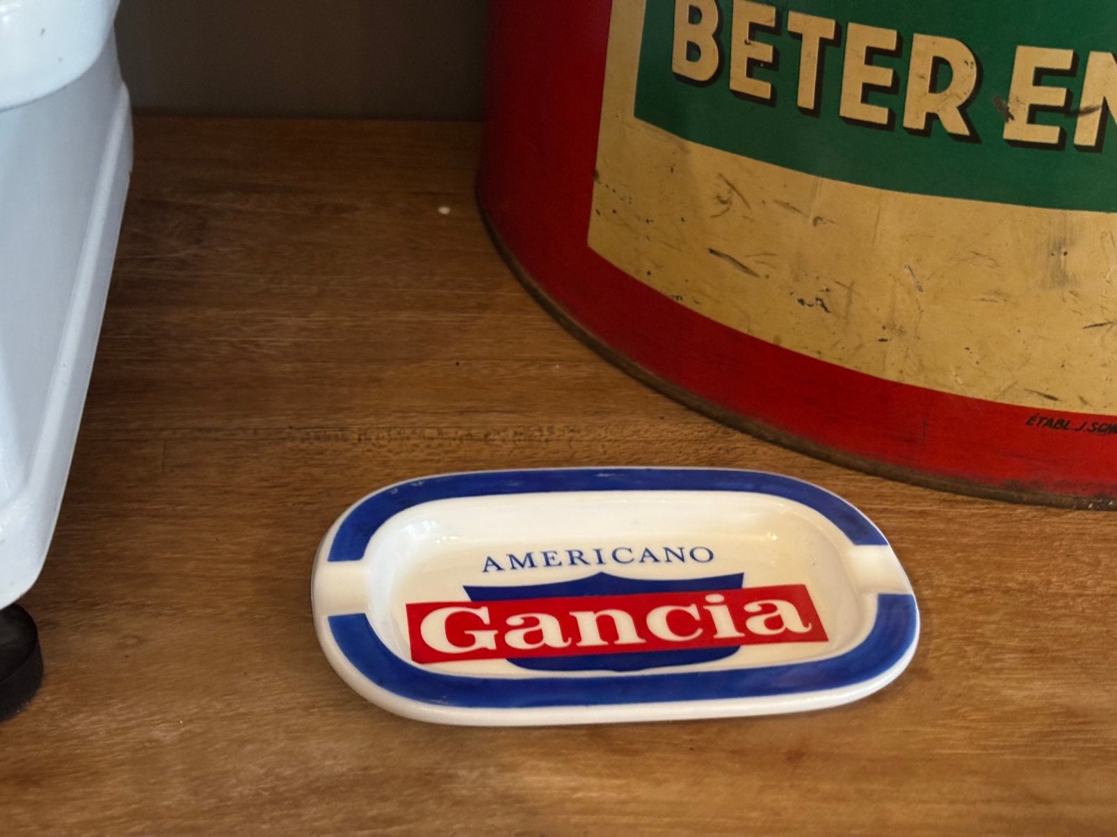 Vintage Gancia Americano reclame-asbak, Ophalen