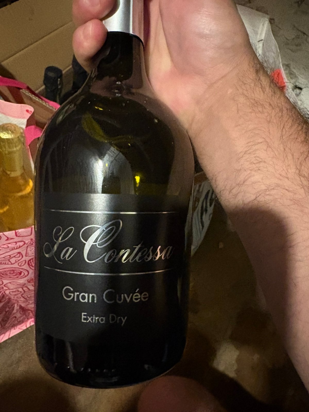 21 bouteilles mousseux la contessa grand cuvee extra dry, Collections, Enlèvement, Comme neuf