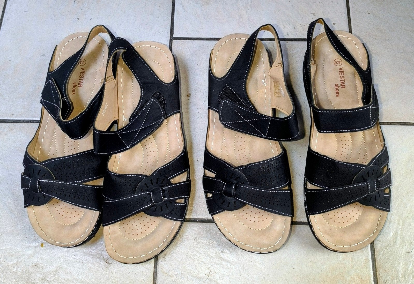 Lot de sandalettes., Vêtements | Femmes, Chaussures, Neuf, Enlèvement ou Envoi, Viestar, Noir