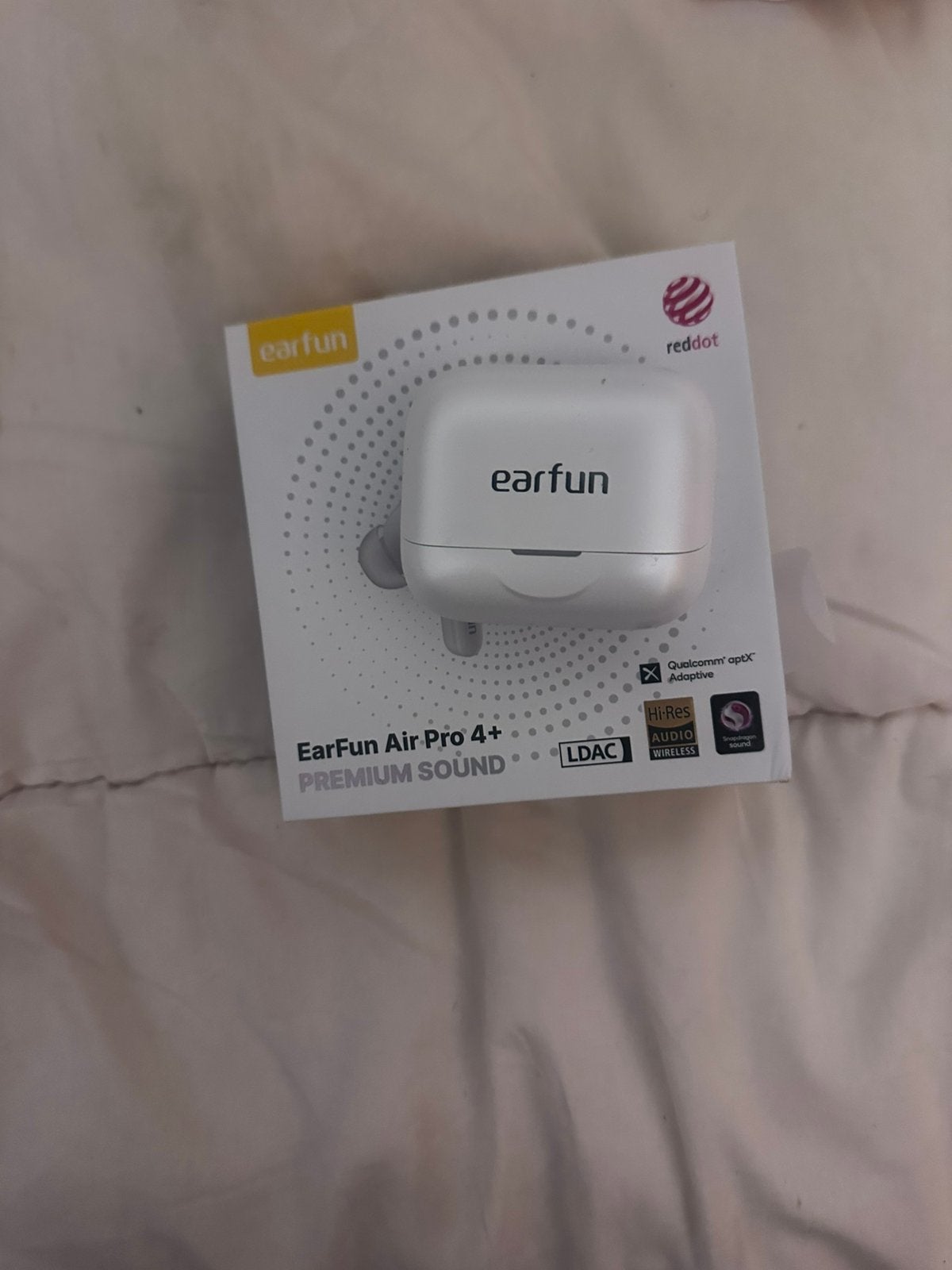Earfun air pro 4 + blanc, Télécoms, Enlèvement, Comme neuf, Blanc