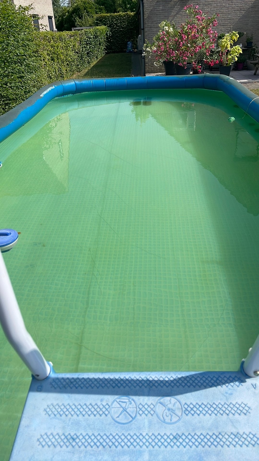 Zwembad intex 7,32 x 3,66 M, Tuin en Terras, Gebruikt, Opblaaszwembad, 300 cm of meer, 400 cm of meer