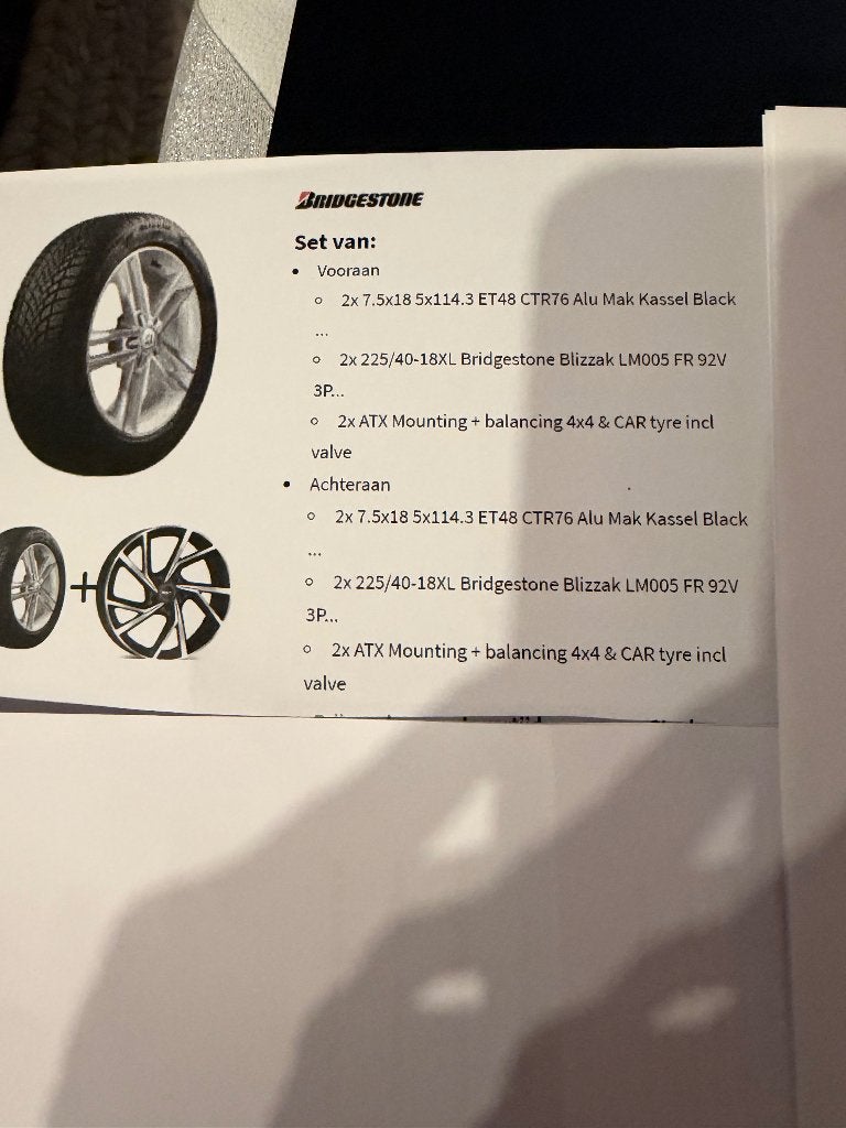 winterwielen, Auto-onderdelen, Ophalen, 18 inch, Gebruikt, Banden en Velgen
