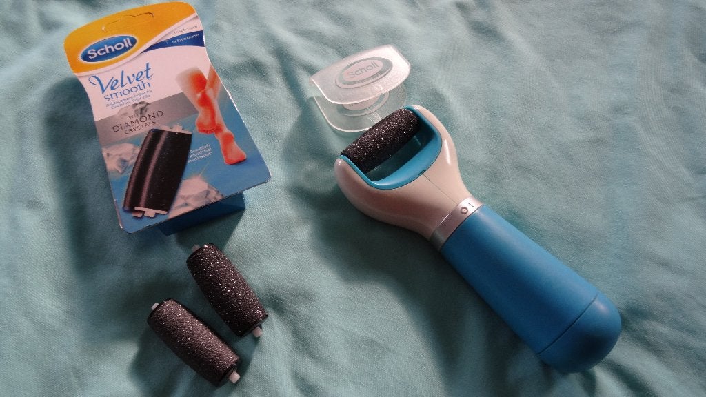 SCHOLL VELVET ELEKTRONISCH VOETVIJL, Ophalen of Verzenden, Zo goed als nieuw, Hand- en Voetverzorging