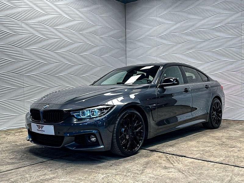 BMW Série 4 418iA*AUT*M-SPORT*ALCANTARA*SHADOW*GRAN COUPE*, Autos, BMW, 100 kW, Argent ou Gris, Euro 6, Entreprise