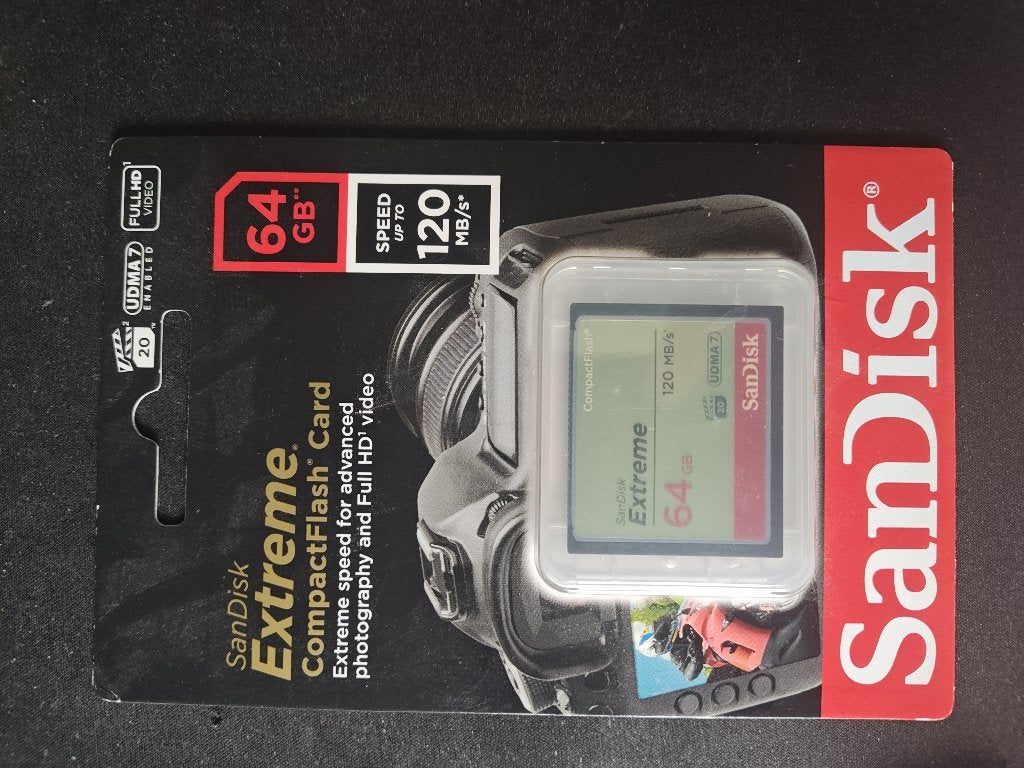 Carte CompactFlash Sandisk Extreme 64 Go, Informatique & Logiciels, Clés USB, Enlèvement ou Envoi, Neuf, Sandisk, 64 GB
