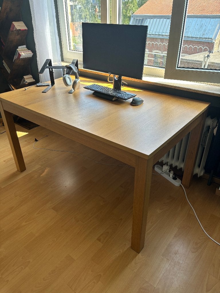 Table de salle à manger / bureau (Dining table/desk), Huis en Inrichting, Tafels | Eettafels, Zo goed als nieuw, 50 tot 100 cm