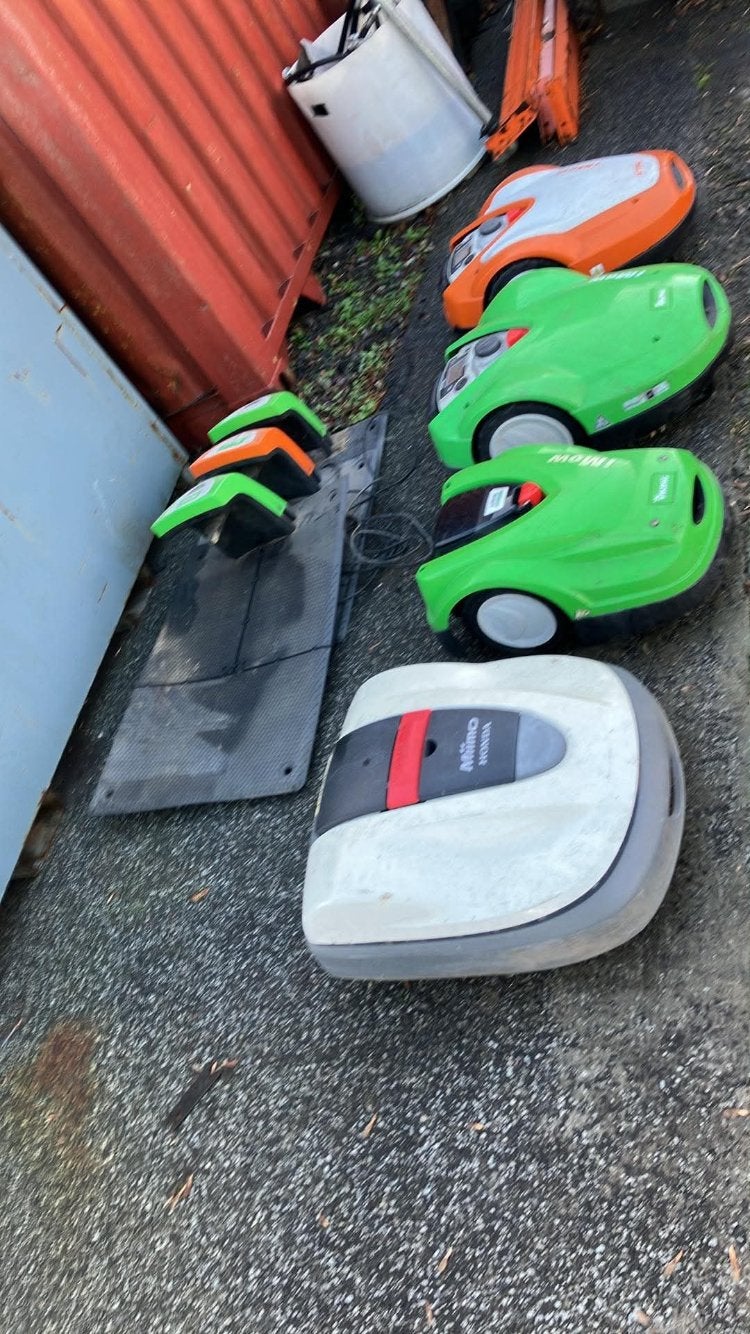 Grasrobots, Ophalen, Gebruikt