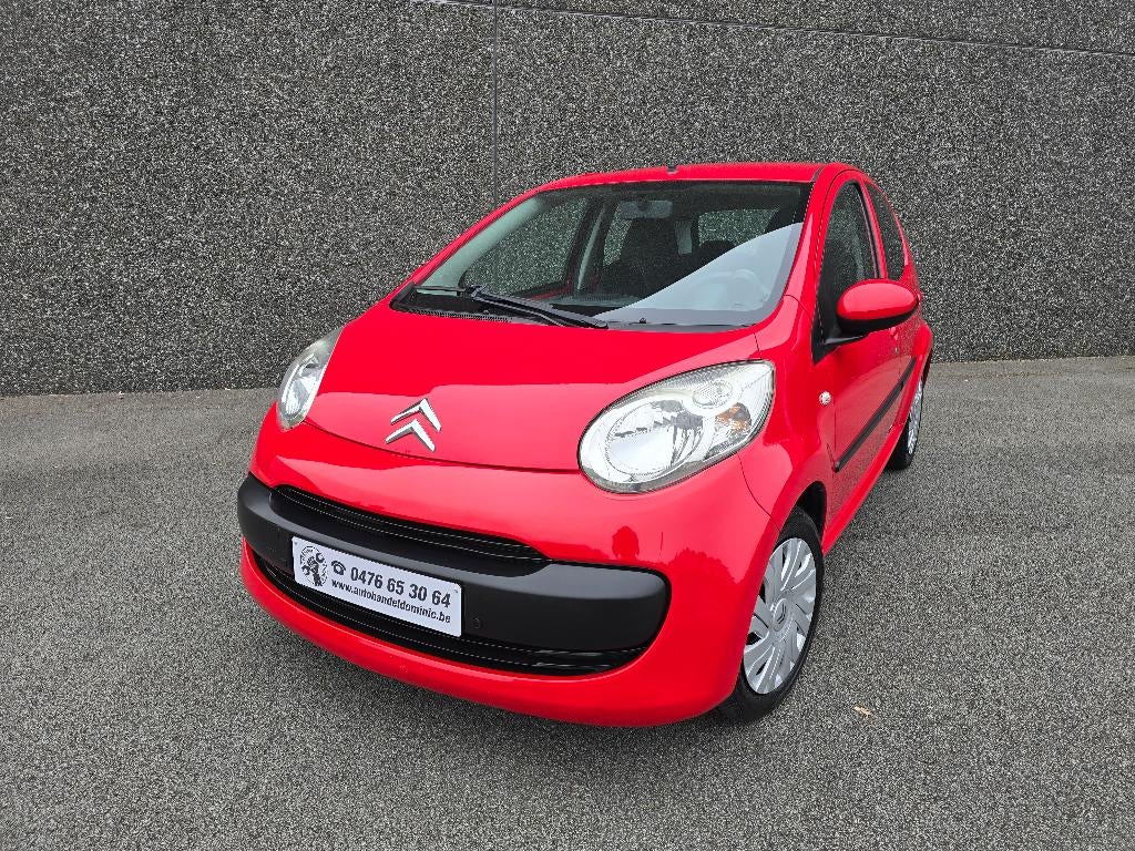 Citroën C1 1.0i 12v Seduction Sensodrive AUTOMAAT/AIRCO/PDC, Autos, Citroën, Rouge, Electronic Stability Program (ESP), Achat