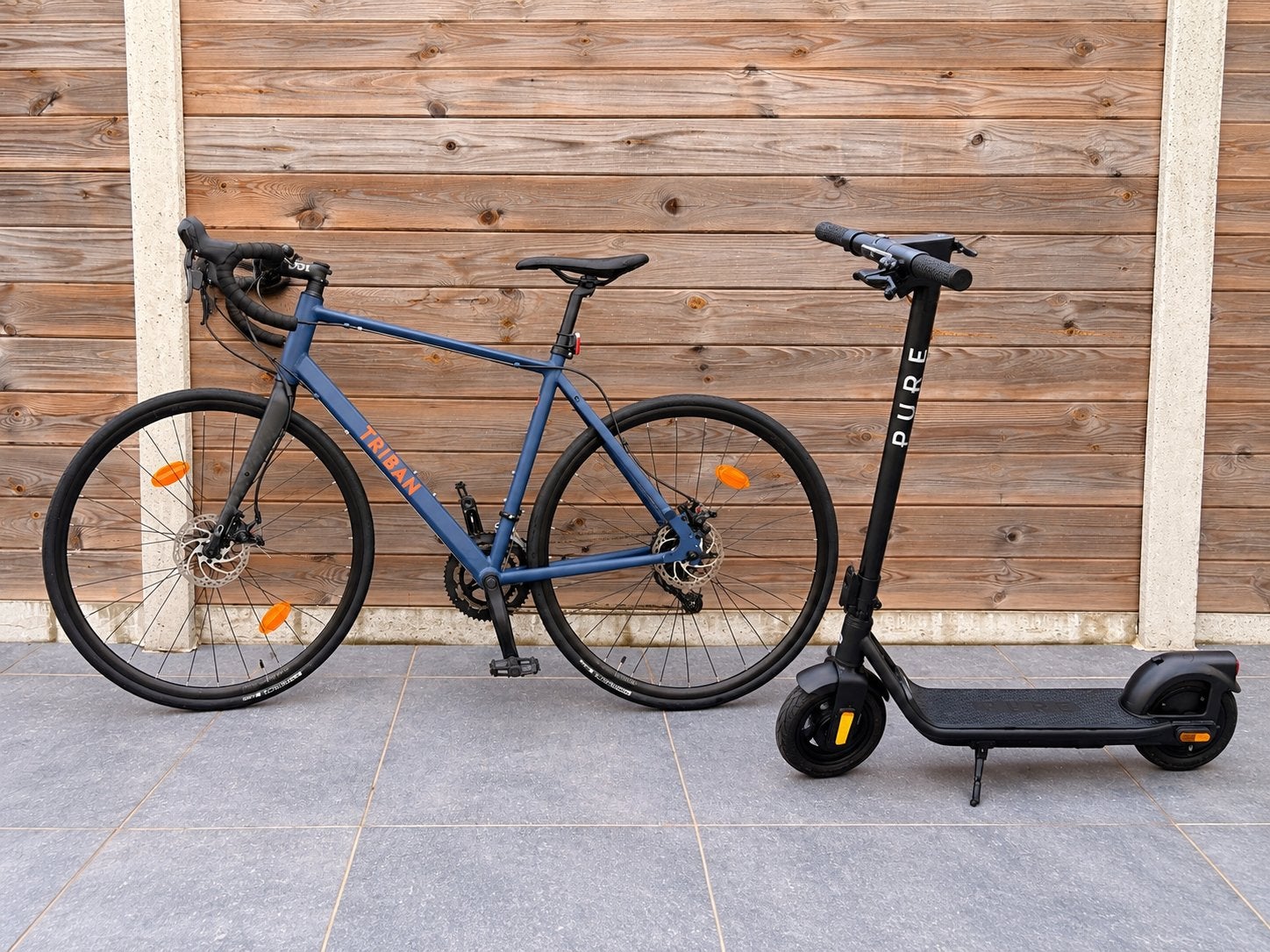 Lot Trottinette Pure Air 4 + velo de route Triban, Vélos & Vélomoteurs, Enlèvement, Comme neuf, Aluminium