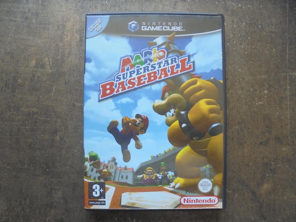 Mario Superstar Baseball voor GameCube (zie foto's)!!LEZEN!!, Games en Spelcomputers, Games | Nintendo GameCube, Gebruikt, Ophalen of Verzenden