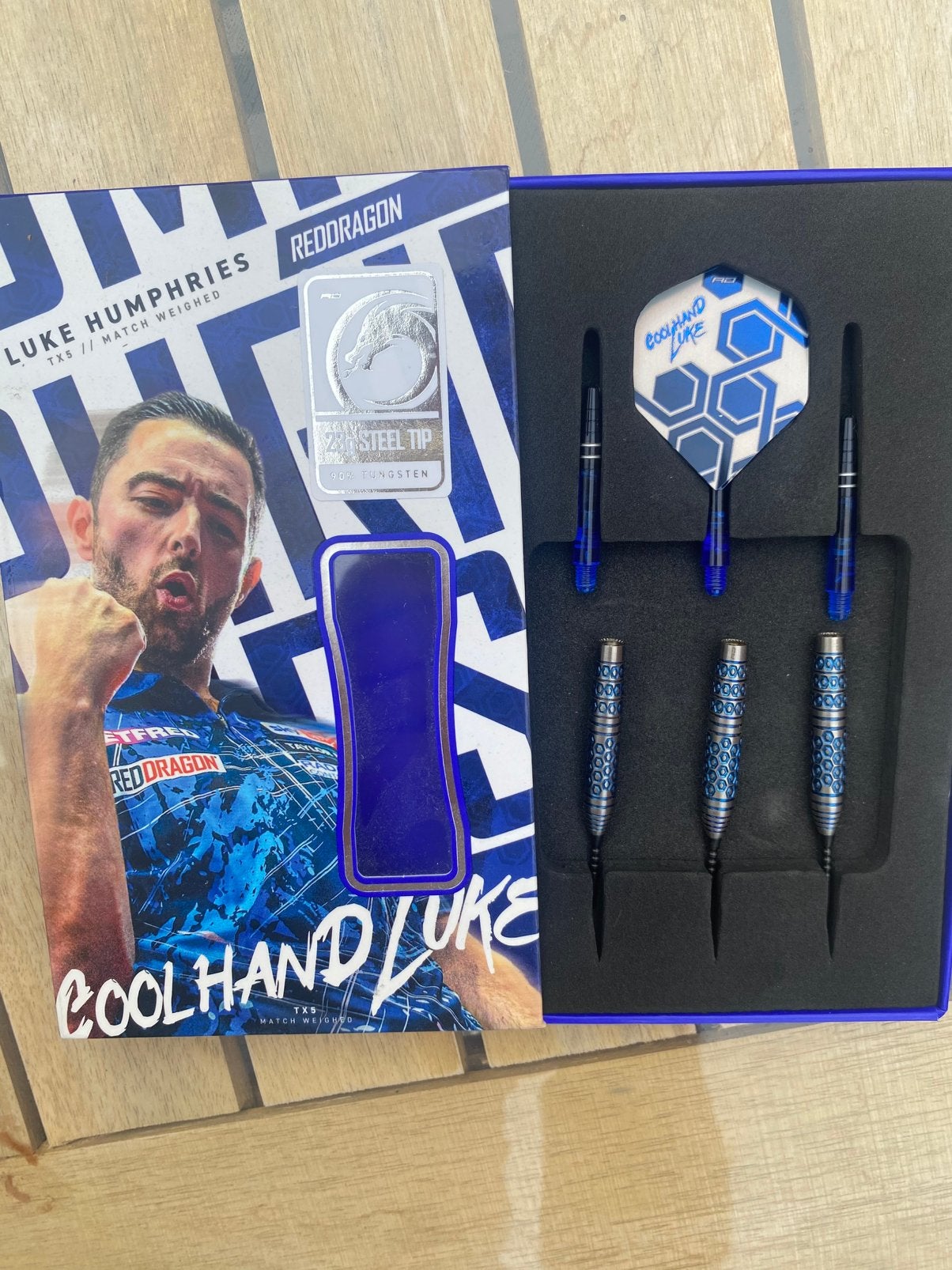 Darts Luke Humphries TX5, Sport en Fitness, Darts, Ophalen of Verzenden, Zo goed als nieuw
