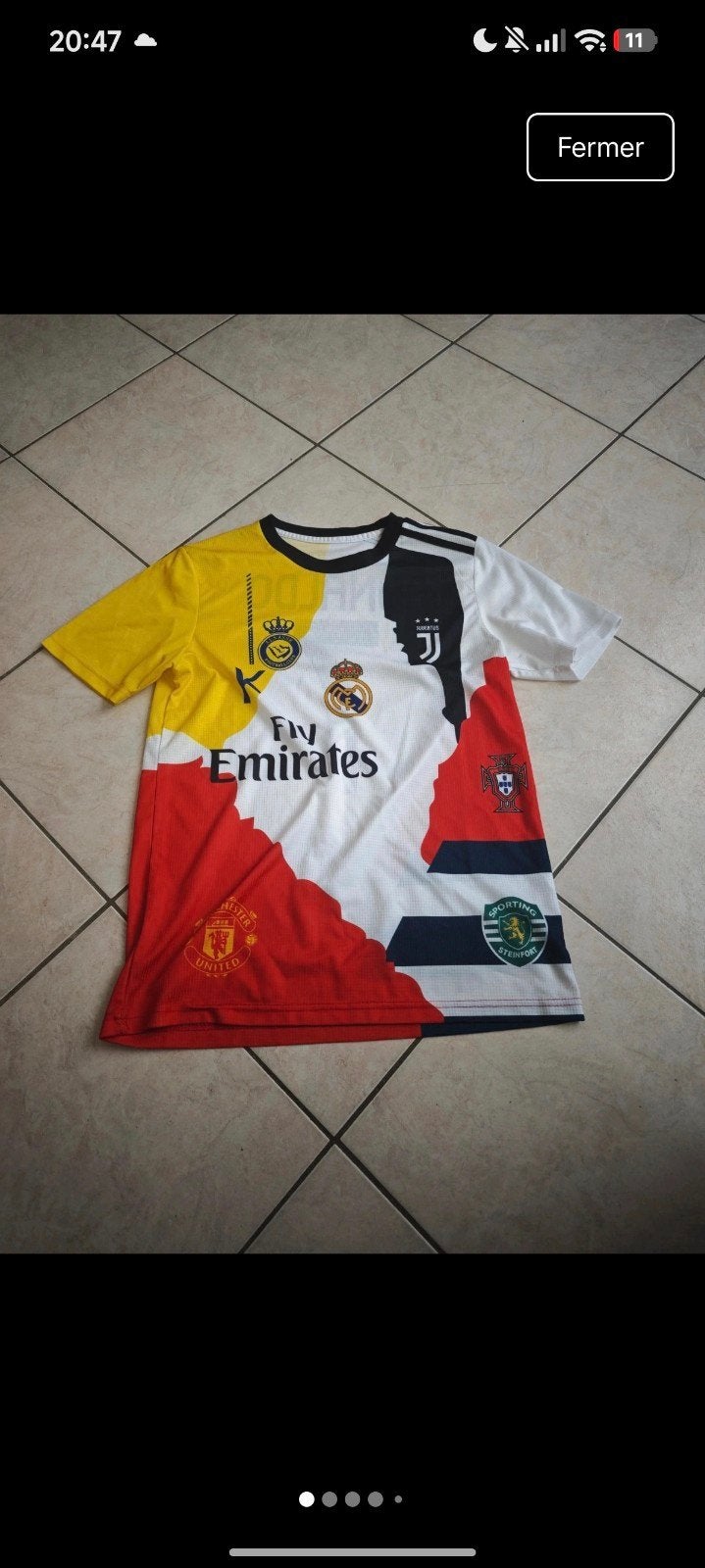 De maat van het shirt van Ronald, Sport en Fitness, Voetbal, Maat M, Ophalen of Verzenden