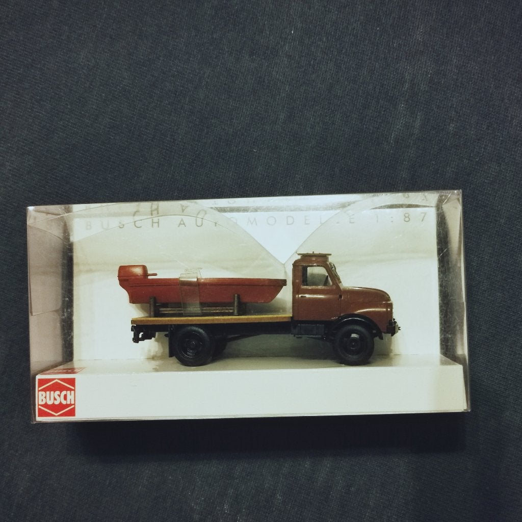 50813 Busch H0 Hanomag AL 28, Ophalen of Verzenden, Zo goed als nieuw, Bus of Vrachtwagen, Overige merken