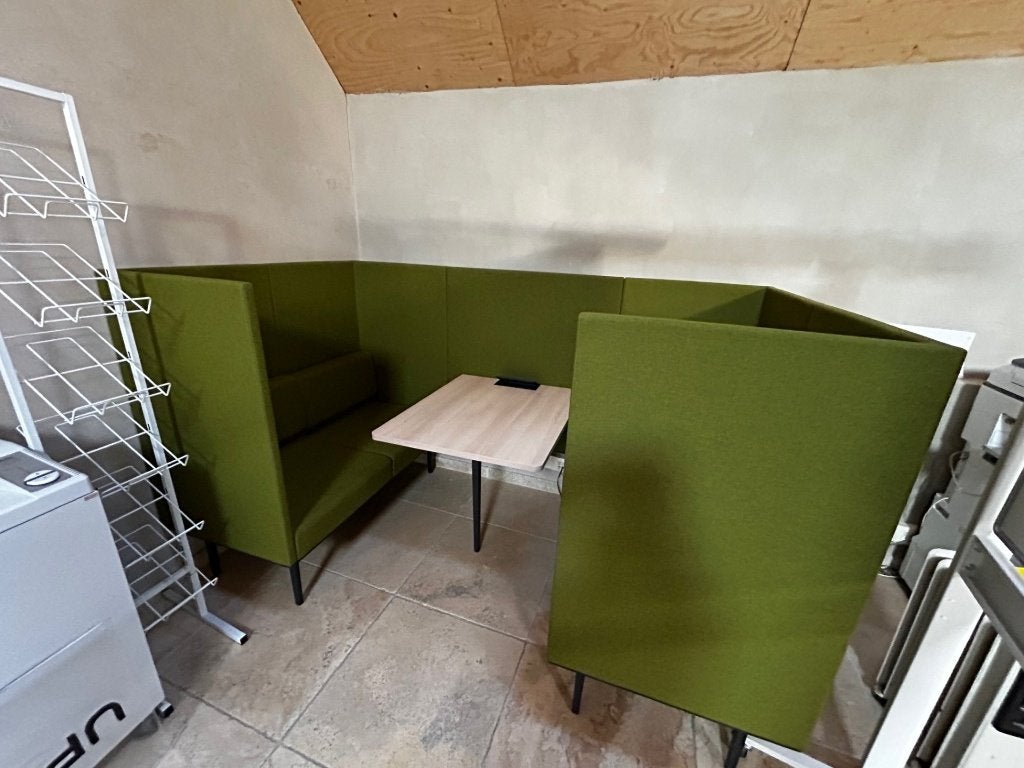 Double banquette acoustique – Box de réunion – Très bon état, Enlèvement, Utilisé, Meuble