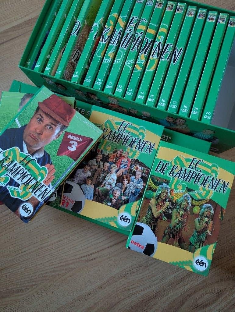 Dvd box FC De Kampioenen, Comme neuf, Signé, Néerlandais, Enlèvement ou Envoi