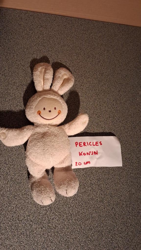 Lapin en peluche Pericles, Enfants & Bébés, Jouets | Peluches, Enlèvement ou Envoi, Comme neuf, Lapin, Moyen (20 à 80 cm)