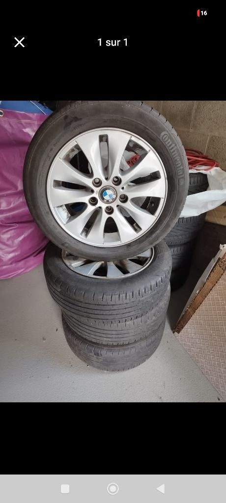 Jantes Alu Bmw serie 1, Autos : Pièces & Accessoires, 16 pouces, Véhicule de tourisme, Pneus été, Enlèvement