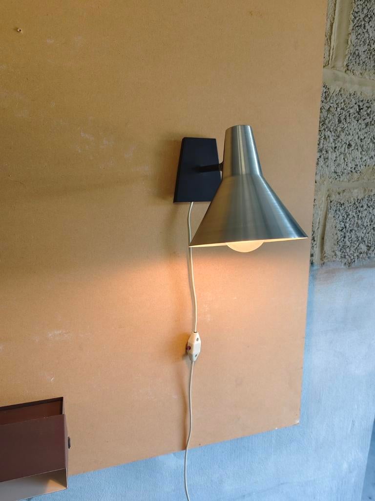 Lampe murale vintage ANVIA J.J.M. Hoogervorst en aluminium, Enlèvement ou Envoi