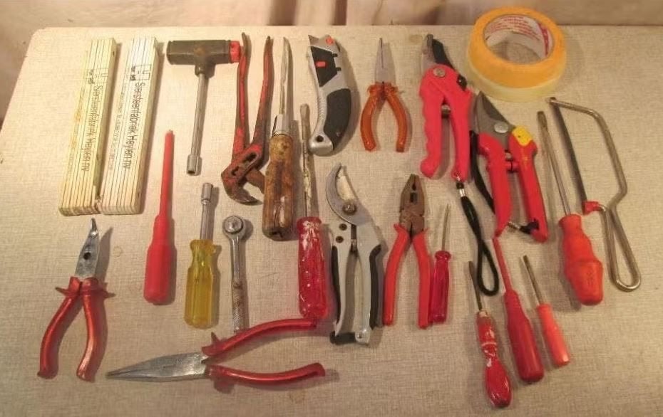 Mooie Partij van allerlei Handgereedschap, Doe-het-zelf en Bouw, Ophalen of Verzenden, Zo goed als nieuw