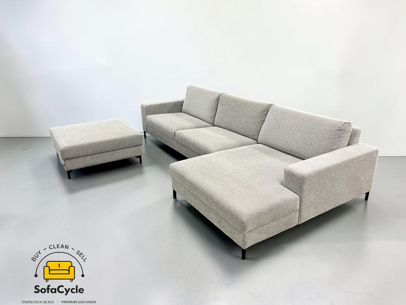 Chaise Sits Corner avec pouf - Parfait état/Livraison, Enlèvement ou Envoi, SofaCycle, Info@sofacycle.be