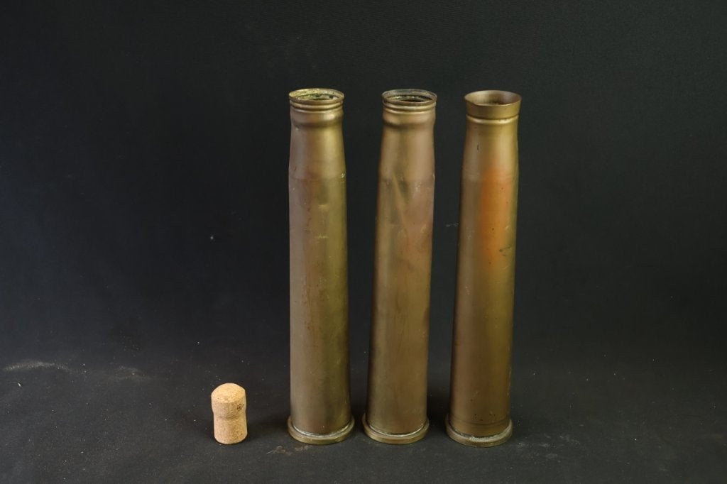 WO2 40mm Belgische bofor huls LEEG, Verzamelen, Ophalen of Verzenden