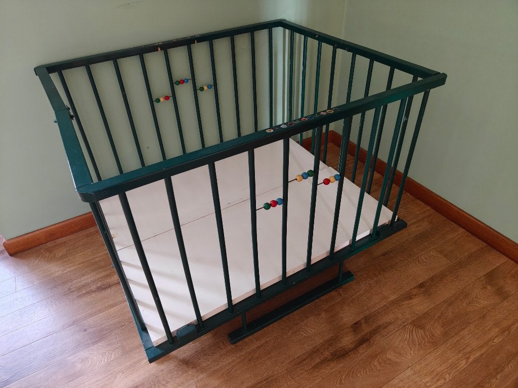 box, Kinderen en Baby's, Babyparken, Ophalen, Gebruikt, Vierkant, Boxkleed