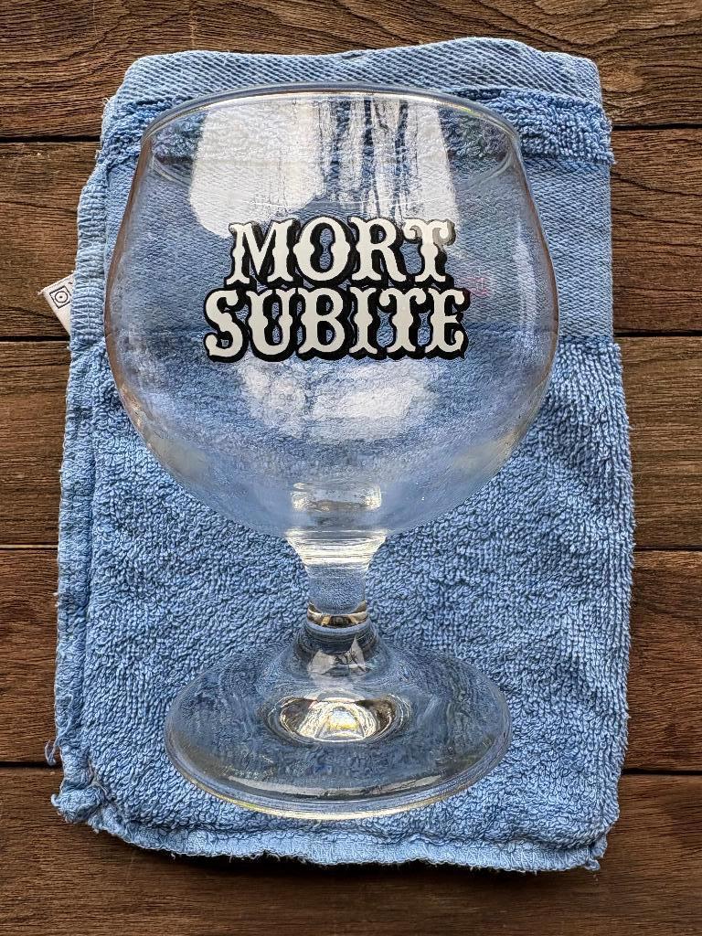 Mort Subite, Verzamelen, Ophalen of Verzenden, Gebruikt, Glas of Glazen, Overige merken