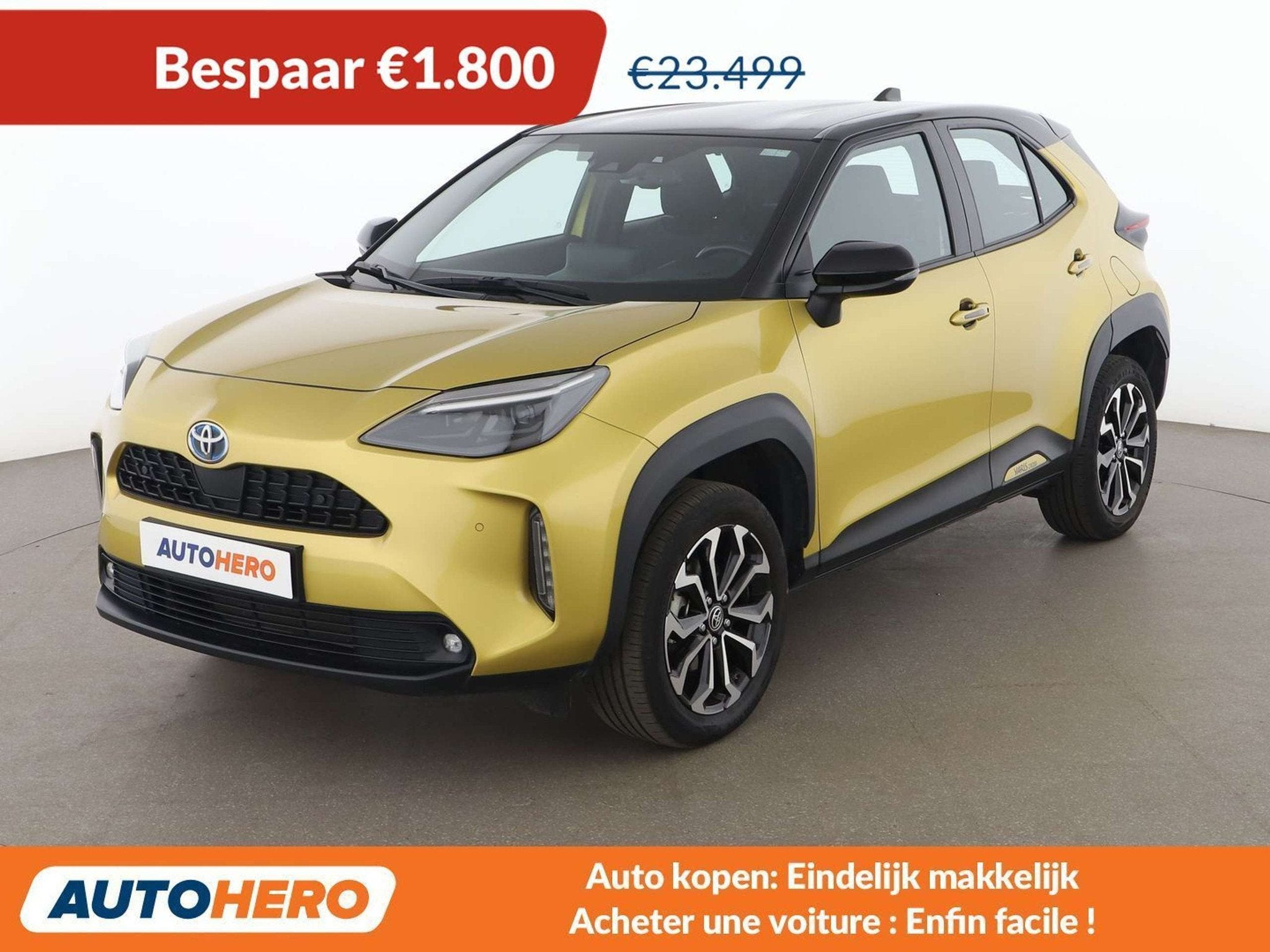 Toyota Yaris Cross 1.5 Hybrid 2WD Style (bj 2022, automaat), Auto's, Toyota, Stof, Gebruikt, Overige kleuren, 116 pk