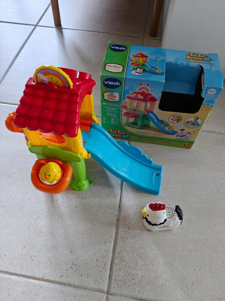 VTech Kippenhok Tutut Aninmo taal FR, Ophalen of Verzenden, Gebruikt, 6 maanden tot 2 jaar
