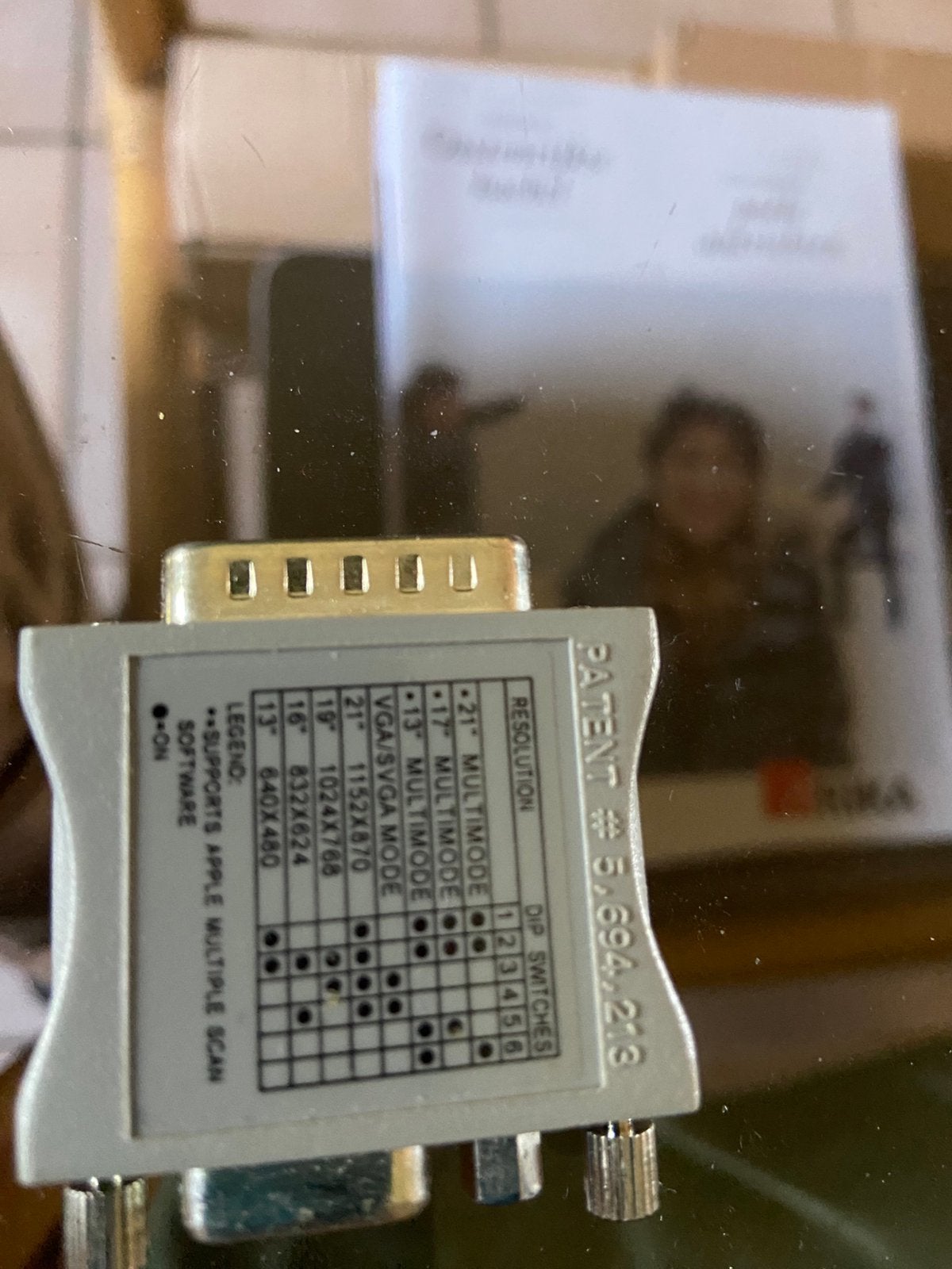 apple adaptateur vidéo Macintosh vers VGA micro-switches)., Enlèvement ou Envoi, Comme neuf