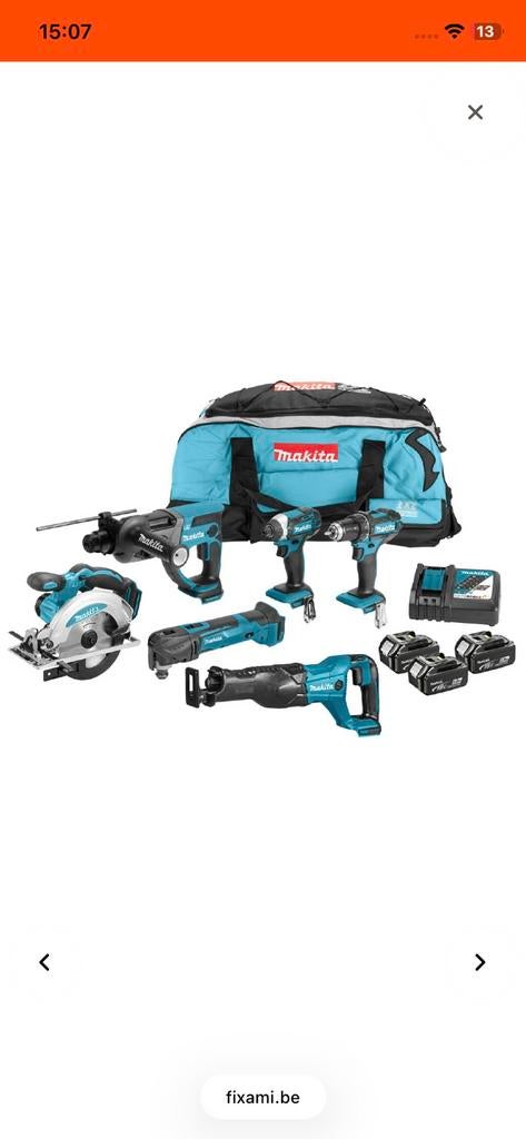 Makita en metabo gereedschap, Enlèvement, Comme neuf