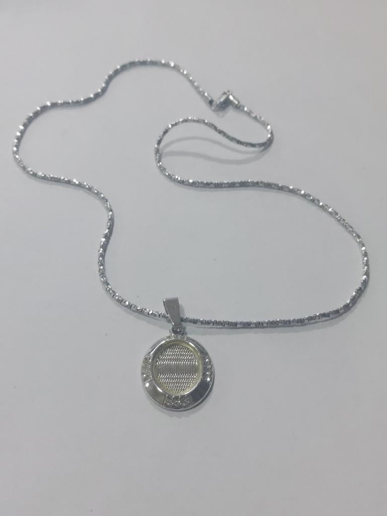 Zilver Ketting, Handtassen en Accessoires, Ophalen of Verzenden, Zilver, Zilver