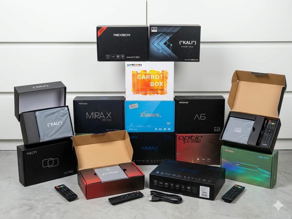 Android TV Box 4K met afstandsbediening – meerdere modellen, Ophalen, Nieuw