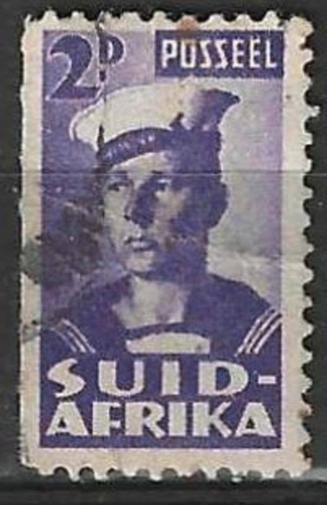 Zuid-Afrika 1942/1943 - Yvert 143 L - Infanterie (ST), Postzegels en Munten, Postzegels | Afrika, Verzenden, Zuid-Afrika, Gestempeld