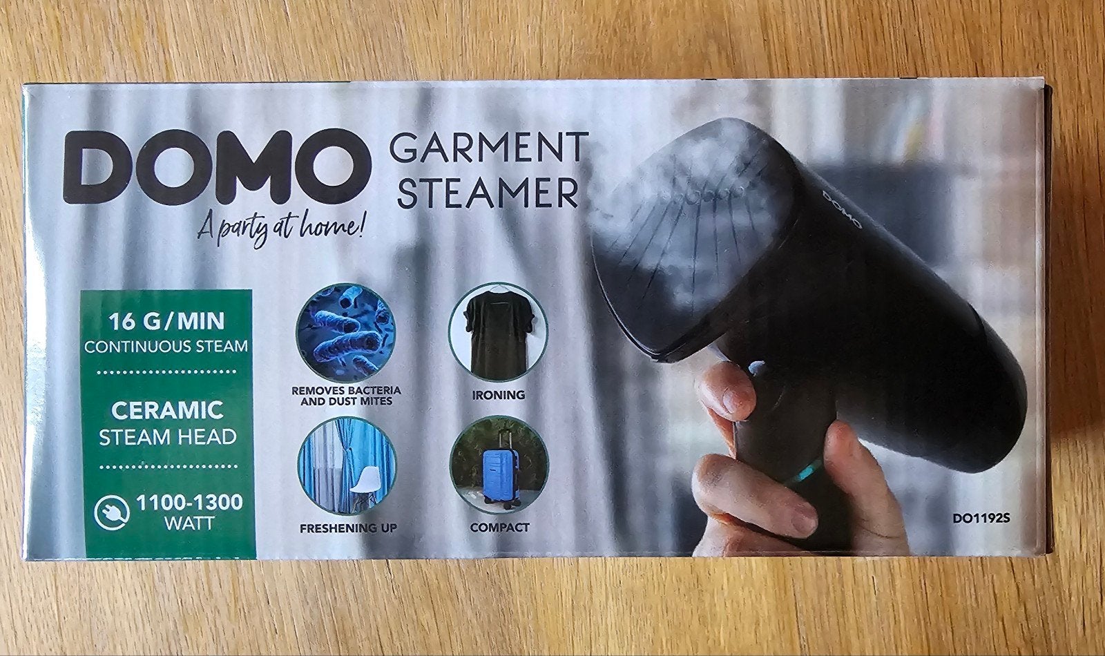 Défroisseur à vapeur Domo 16g/g do1192s NOUVEAU, Electroménager, Vapeurs, Neuf, Défroisseur, Enlèvement ou Envoi