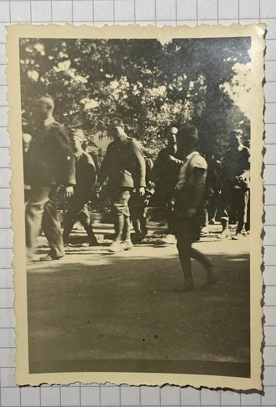 Foto Belgische gevangenen mei 1940 - WOII - ABBL -, Verzamelen, Verzenden
