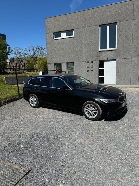 BMW G21 touring 330e, Auto's, Automaat, Zwart, Leder, Break