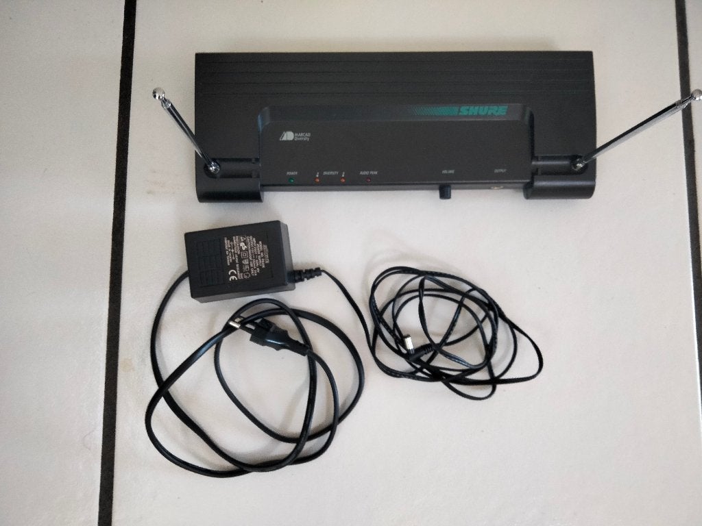 Shure T4V + T11-PB draadloos microfoonsysteem – 203 MHz, Muziek en Instrumenten, Microfoons, Ophalen, Gebruikt, Overige typen