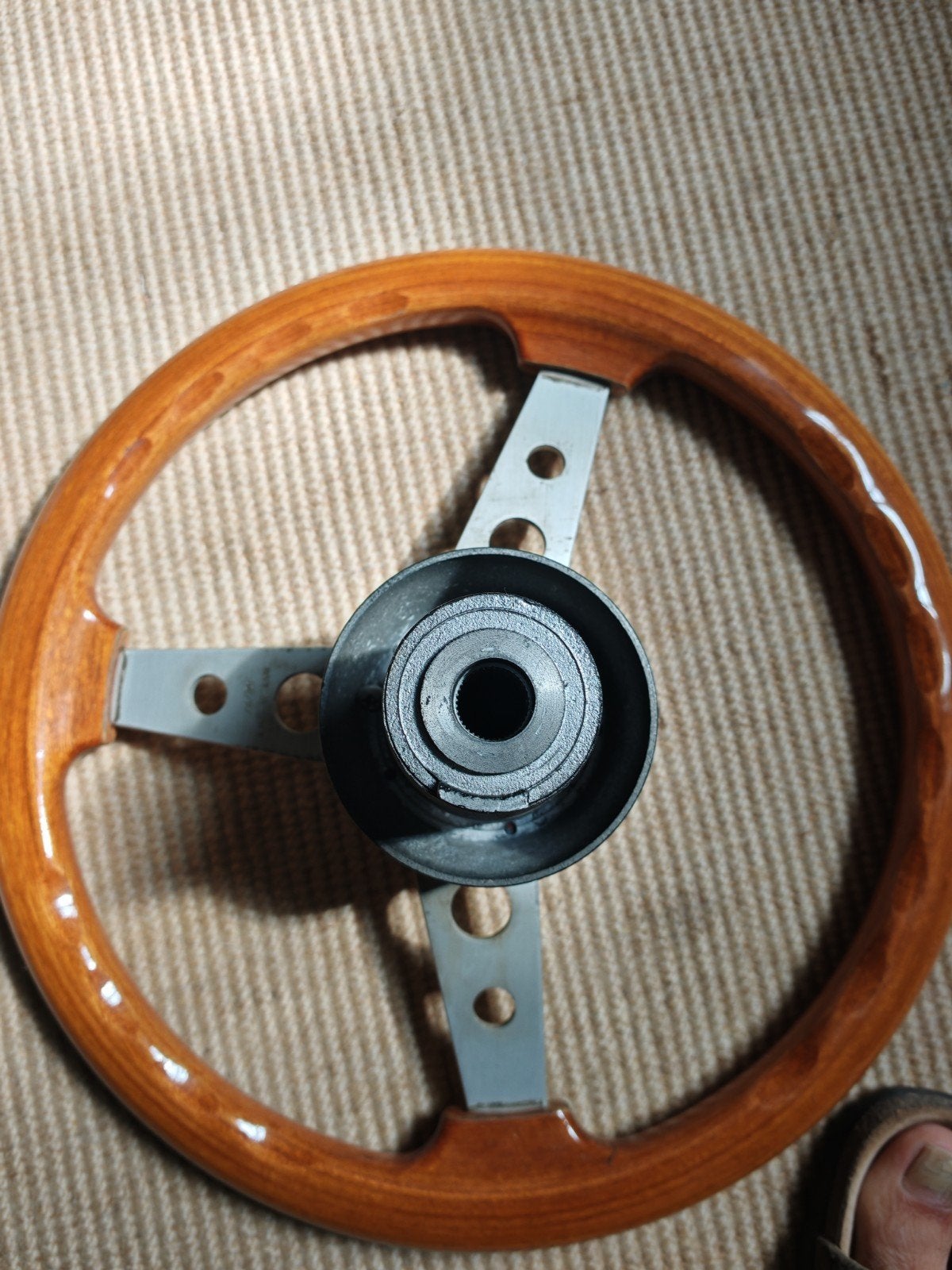 volant en bois Peugeot 205 GTI/CTI, Autos : Pièces & Accessoires, Enlèvement, Utilisé, Peugeot