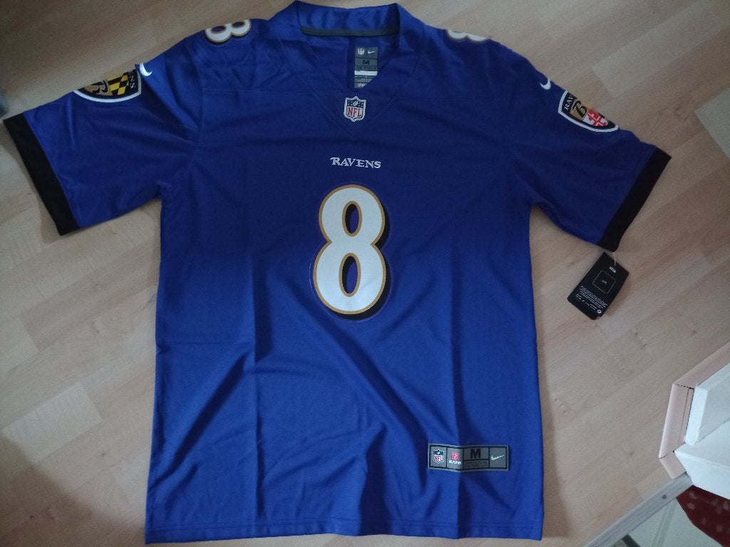 Baltimore Ravens Jersey Jackson maat: L, Kleding | Heren, Maat 52/54 (L), Verzenden, Paars, Overige typen