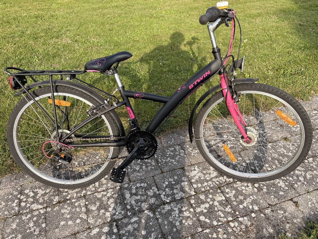 Kinderfiets voor meisjes, Fietsen en Brommers, Ophalen, Velgrem, Versnellingen, Btwin original 500